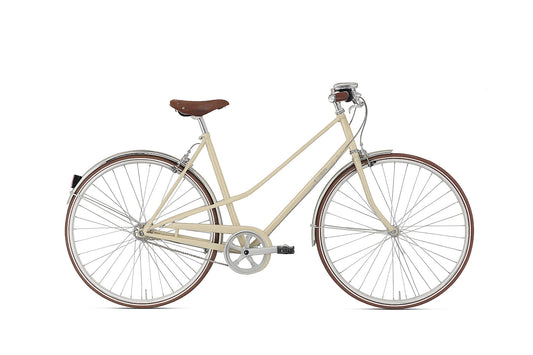 Gazelle Van Stael caramel khaki glänzend