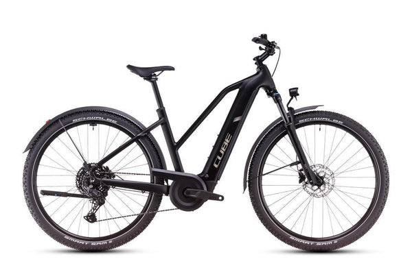 CUBE Nuride Hybrid Pro 600 Allroad black´n´bronze E-Bike, Seitenansicht