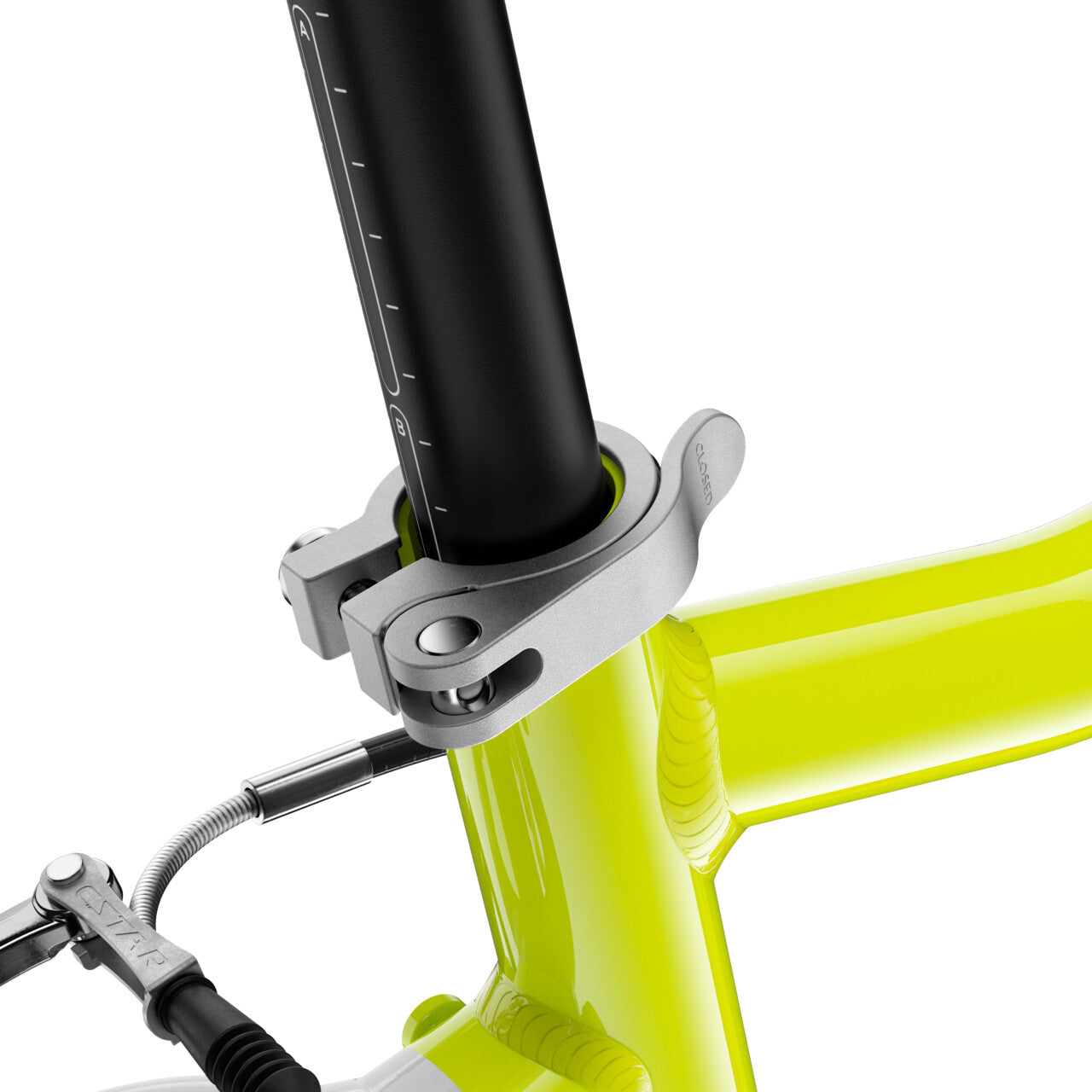 woom GO 3 neon lime.