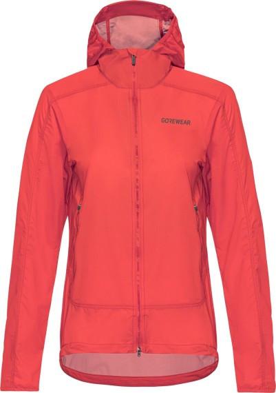 Gore Bike Wear Fernflow Hd Windbreaker Womens coral red
