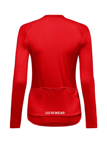 Gore Bike Wear SPINSHIFT Langarm Trikot Damen Laborrot