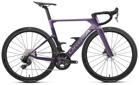 Orbea ORCA AERO M22 LTD Rennrad in Royal Plum Matt/Fantasy Purple, Seitenansicht