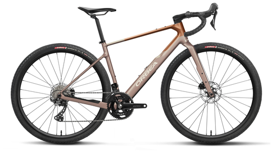 Orbea TERRA M30TEAM Gravelbike in Nickel-Met Cinnamon Matt, Seitenansicht