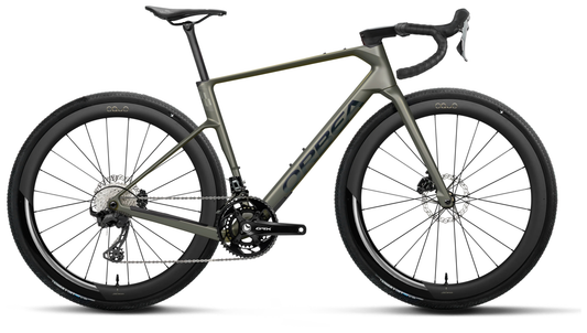 Orbea TERRA RACE M20LTD Gravelbike in Spaceship Green Matt, Seitenansicht