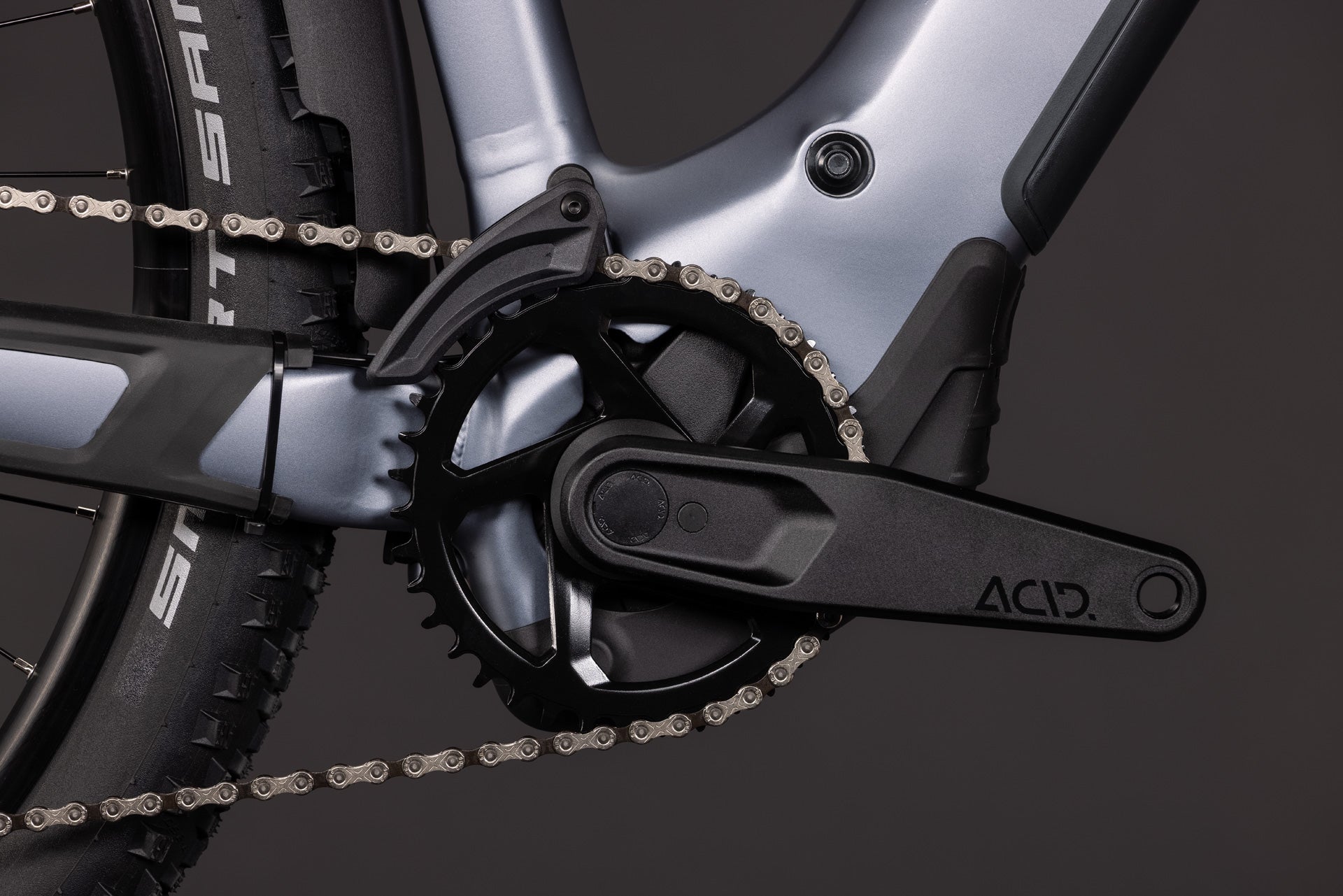 CUBE Reaction Hybrid Performance 720 FE in ashgrey’n’prism, E-Bike-Antrieb mit Kette
