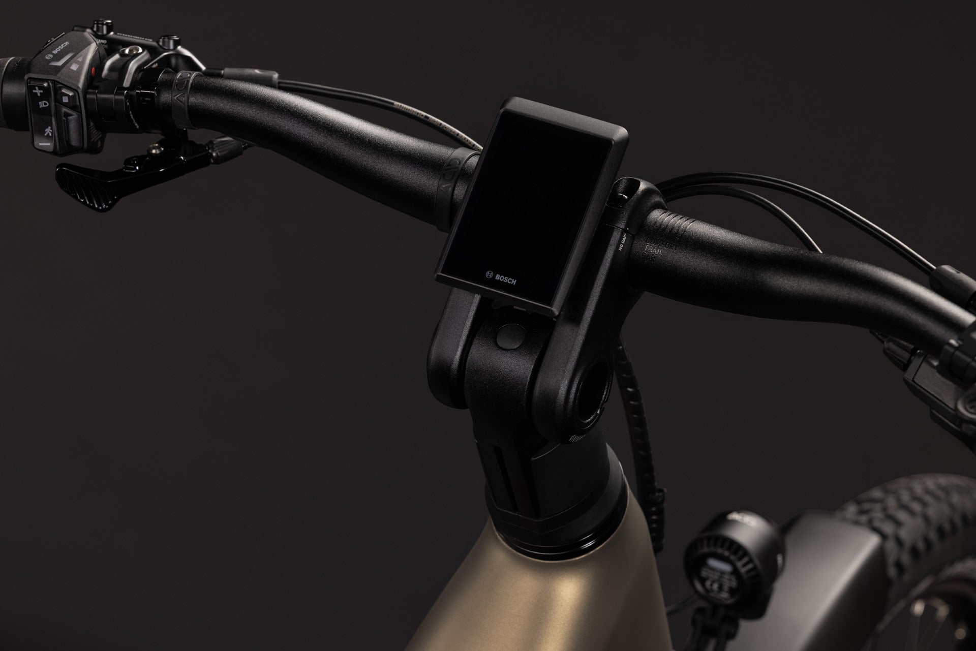 CUBE Nuride Hybrid ONE11 HPC SLX 800 goldenbrown´n´black, Lenker mit Bosch Display