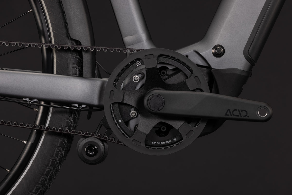 CUBE Touring Hybrid Deluxe SLX 800 slabgrey’n’chrome mit Antrieb und Kette