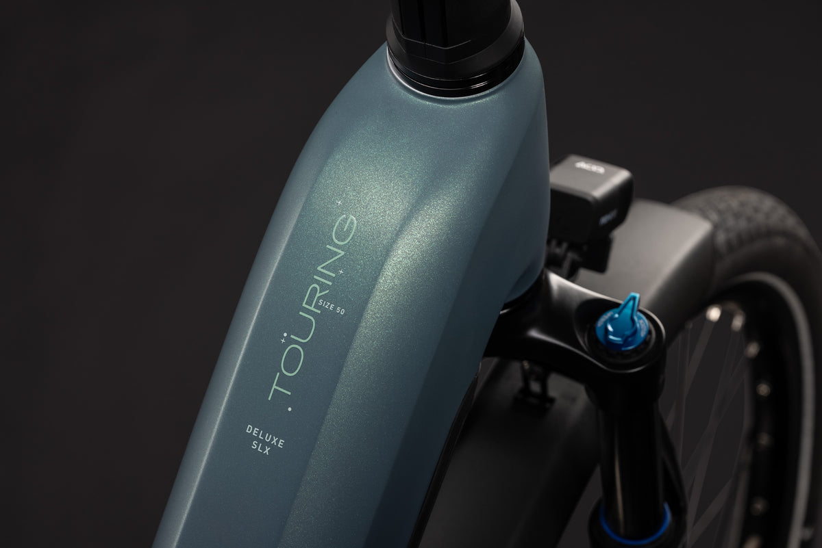 CUBE Touring Hybrid Deluxe SLX 800 in greengranit´n´green, E-Bike Produktbild