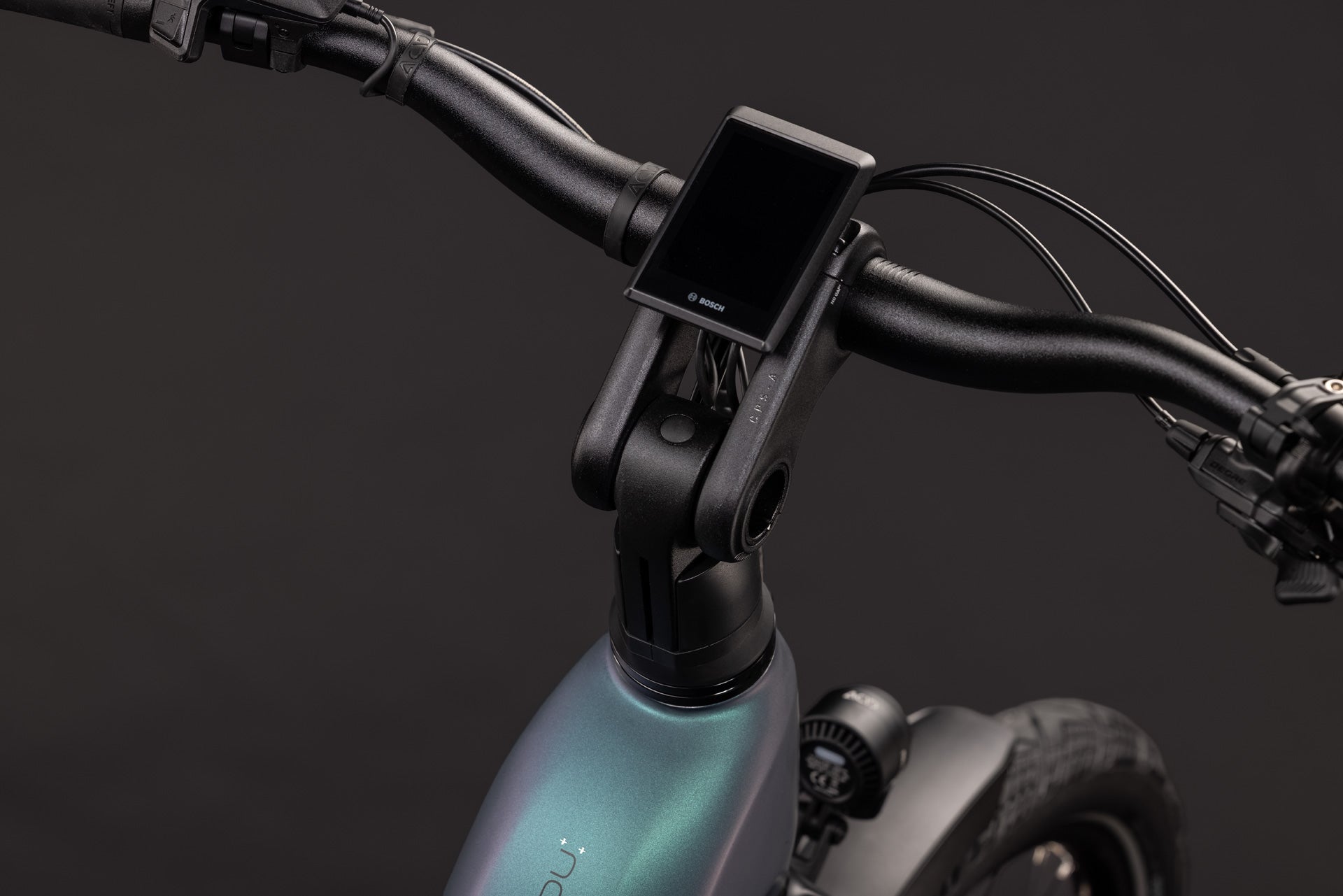CUBE Kathmandu Hybrid Pro 800 in smaragdgrey´n´black mit Bosch-Display am Lenker