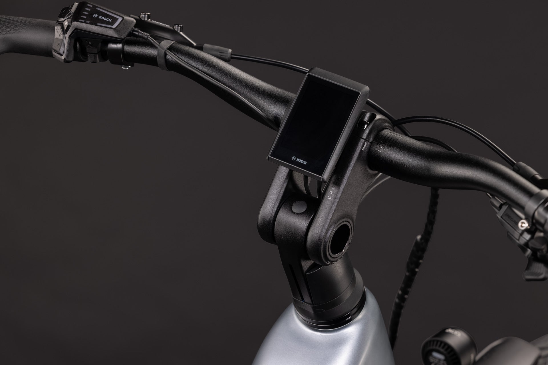 CUBE Kathmandu Hybrid EXC 800 in Slategrey’n’Chrome mit Bosch-Display am Lenker