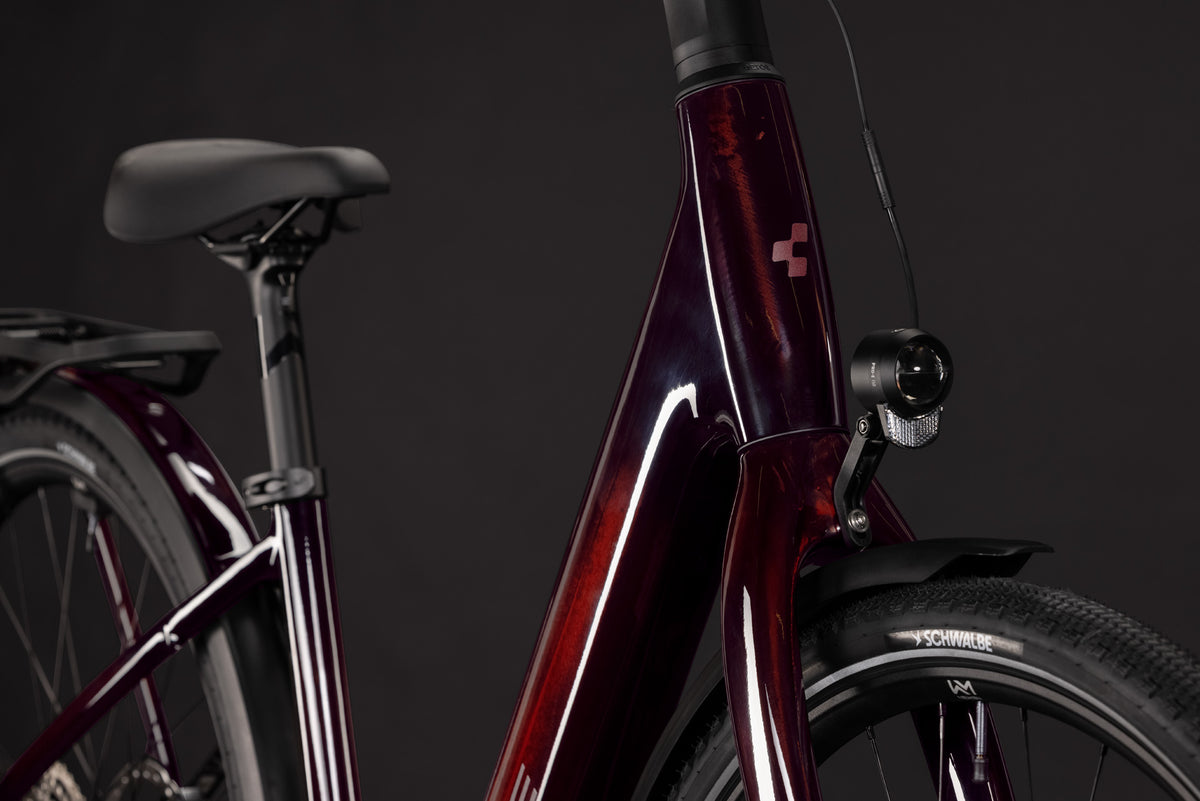 CUBE Kathmandu Hybrid C:62 SLX 400X in liquidred´n´red, E-Bike im Detail