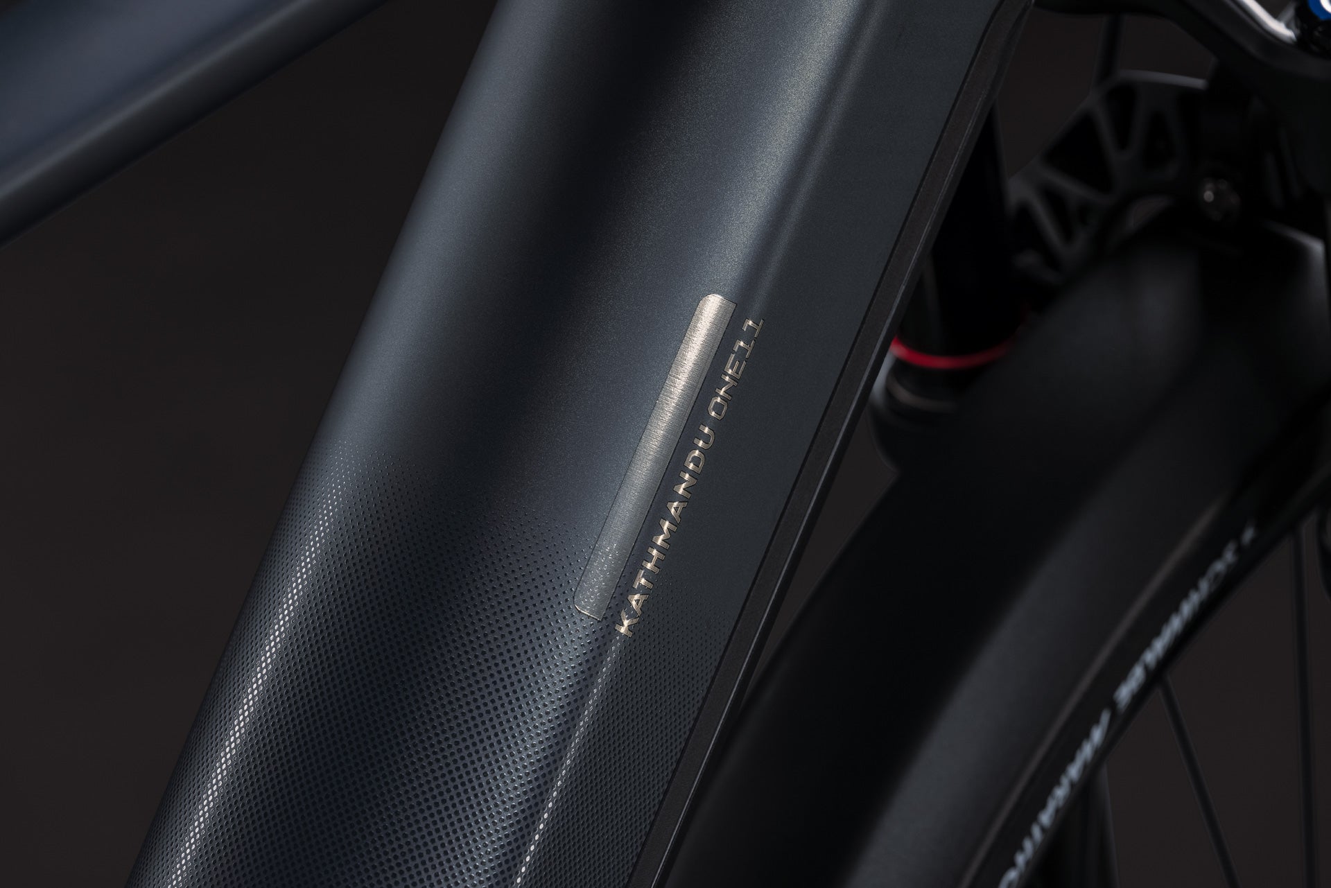 CUBE Kathmandu Hybrid ONE11 HPC SLX 800 in sagebrushgreen'n'chrome, Rahmen-Detail
