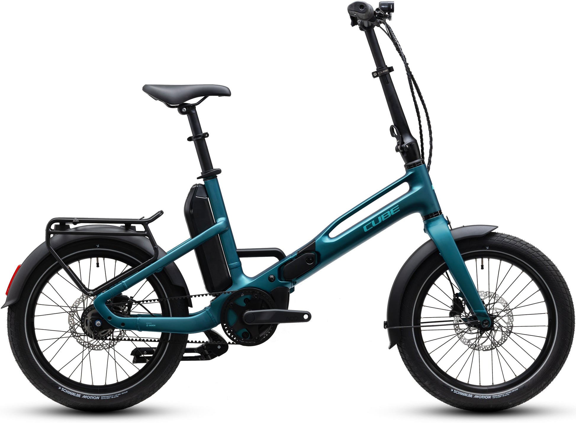 CUBE Fold Hybrid Deluxe 540 metallicpetrol´n´sea.