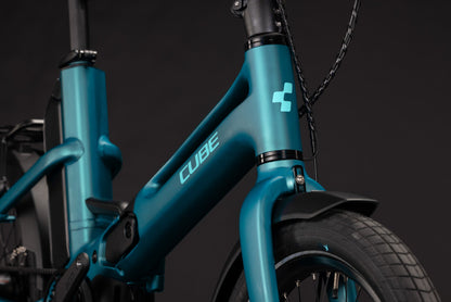 CUBE Fold Hybrid Deluxe 540 metallicpetrol´n´sea.