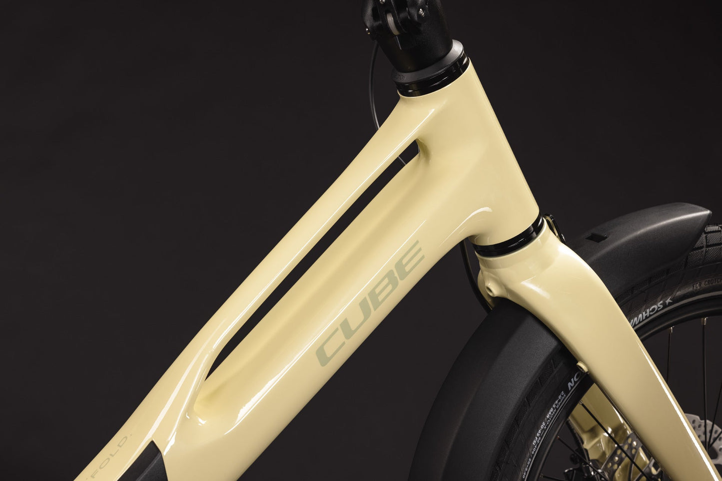CUBE Fold Hybrid Deluxe 540 paleyellow´n´sage.