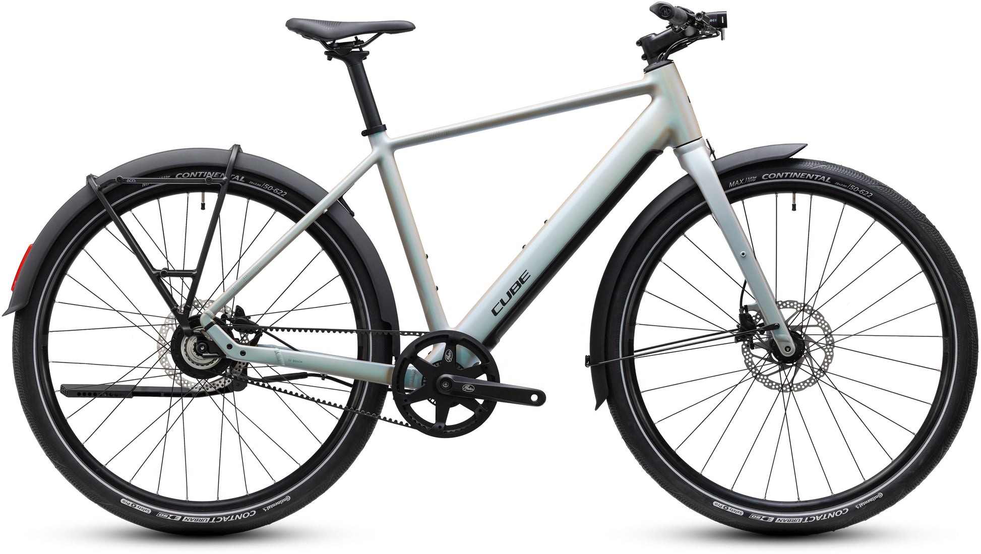 CUBE Editor Hybrid Pro 360 FE glintsand´n´black E-Bike mit Schutzblechen und Gepäckträger