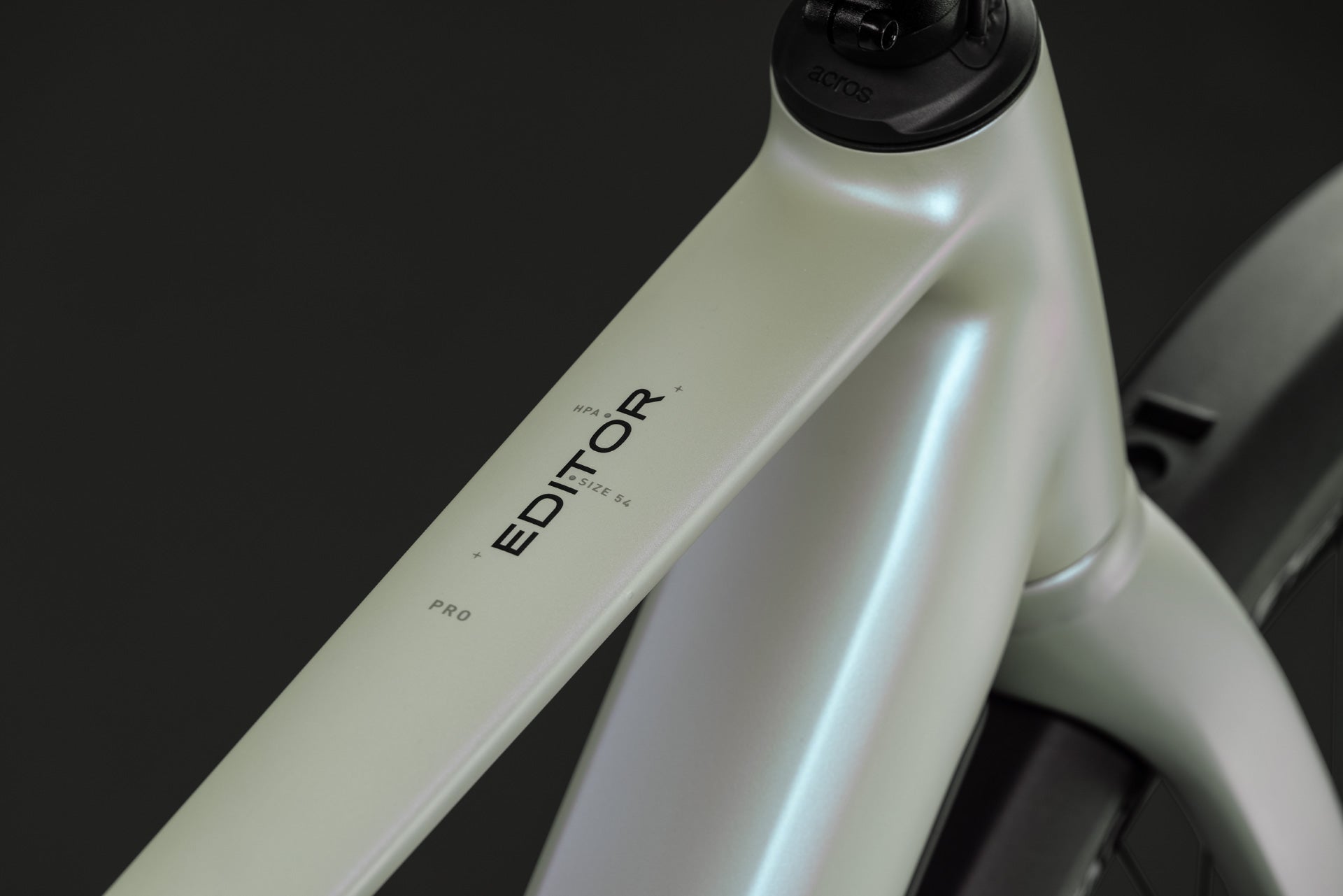 CUBE Editor Hybrid Pro 360 FE Glintsand'n'Black, E-Bike Rahmen im Detail