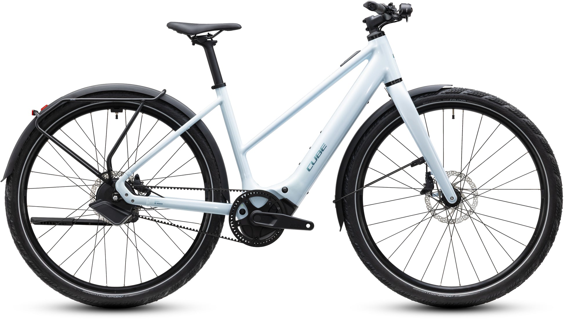 CUBE Editor Hybrid SLT 400X FE in glacier´n´prizm, modernes E-Bike von CUBE