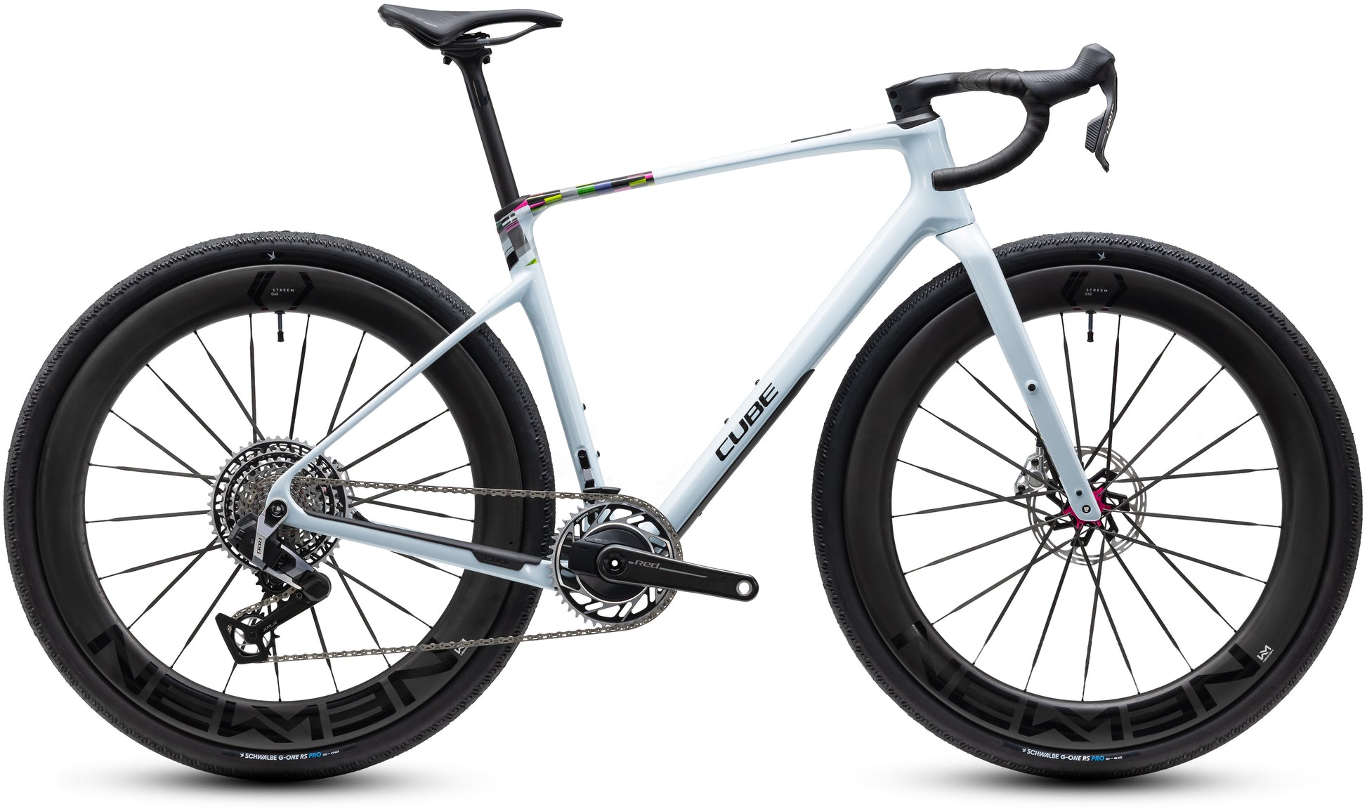 CUBE Nuroad C:62 SLT glacier´n´magenta.