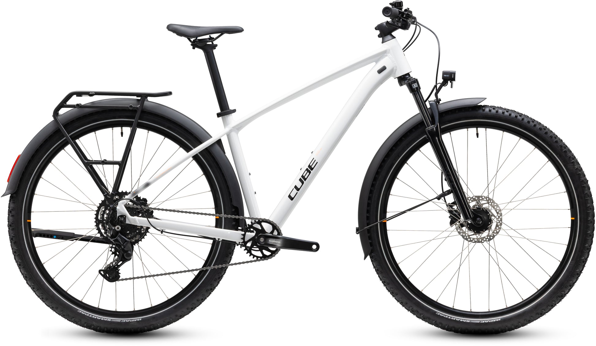 CUBE Aim ONE FE metallicwhite´n´black.