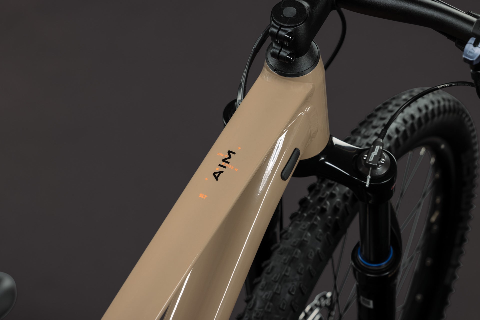 CUBE Aim SLT cappuccino´n´black.