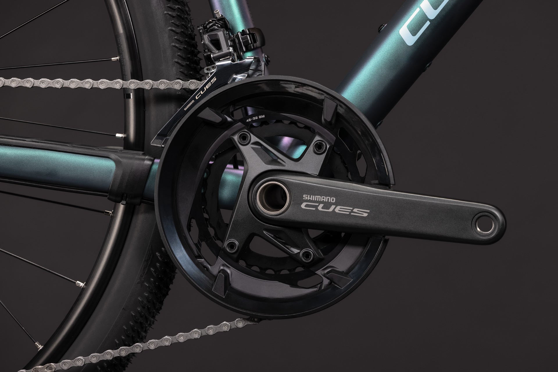 CUBE Nulane Race smaragdgrey´n´prizm.
