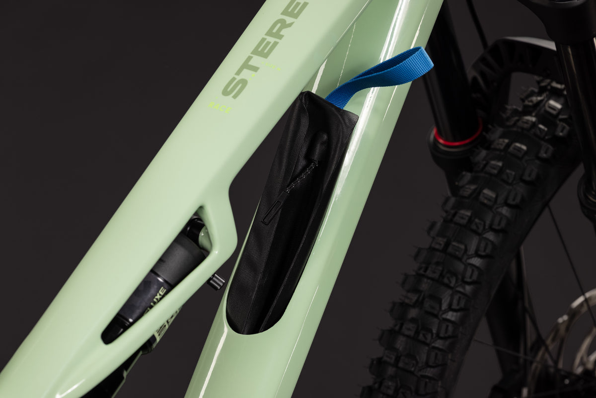 CUBE Stereo HPC RACE lindgreen'n'green Mountainbike-Rahmen mit Toolbag und Reifen