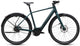 CUBE Editor Hybrid SLX 400X FE in glitterteal´n´black, E-Bike mit Schutzblechen und Gepäckträger