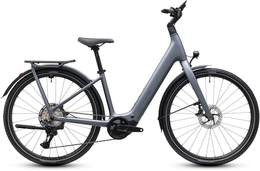 CUBE Kathmandu Hybrid C:62 SLT 400X ashgrey´n´prizm E-Trekkingbike, Seitenansicht