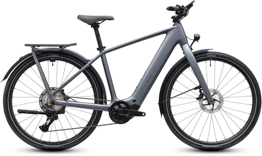 CUBE Kathmandu Hybrid C:62 SLT 400X ashgrey´n´prizm E-Trekkingbike mit Gepäckträger