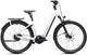 CUBE Kathmandu Hybrid Deluxe Pro 800 E-Bike in metallicwhite´n´chrome, Seitenansicht