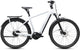 CUBE Kathmandu Hybrid Deluxe Pro 800 E-Bike in metallicwhite´n´chrome, Seitenansicht
