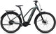 CUBE Kathmandu Hybrid Deluxe Pro 800 E-Bike in blackforest n chrome, Seitenansicht