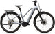 CUBE Kathmandu Hybrid EXC 800 slategrey’n’chrome E-Bike mit Gepäckträger und Federgabel