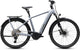 CUBE Kathmandu Hybrid EXC 800 in slategrey´n´chrome, E-Bike mit Gepäckträger und Federgabel