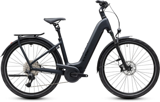 CUBE Kathmandu Hybrid Pro 800 in coal´n´black, E-Bike mit Tiefeinstieg und Gepäckträger