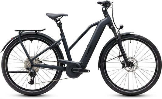 CUBE Kathmandu Hybrid Pro 800 E-Bike in coal´n´black, Seitenansicht