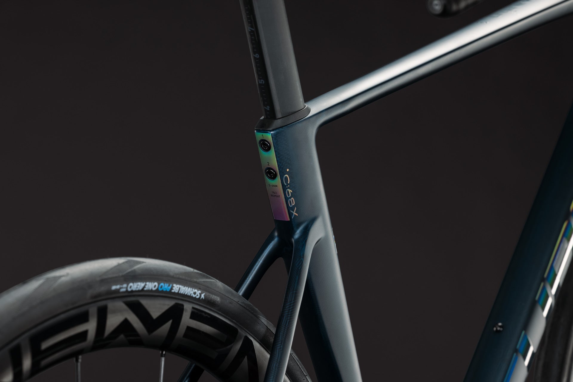 CUBE Litening AIR C:68X SLX liquidblue´n´crisscross.