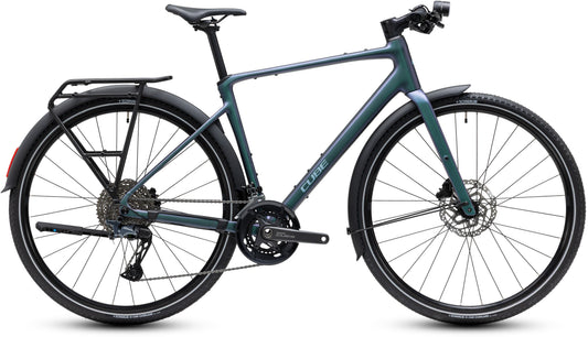 CUBE Nulane Race FE smaragdgrey´n´prizm.