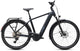 CUBE Nuride Hybrid EXC 800 E-Bike in coal´n´chrome, Seitenansicht mit Gepäckträger