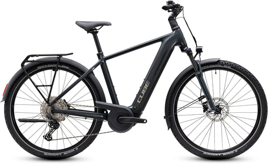 CUBE Nuride Hybrid Performance 720 E-Bike in shadowgrey´n´grey, Seitenansicht