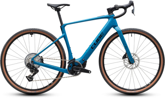 CUBE Nuroad Hybrid C:62 EXC 400X in tropicalteal-schwarz, Gravel-E-Bike mit Dropbar