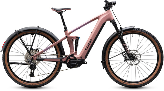 CUBE Stereo Hybrid ONE22 SLX 800 FE E-MTB Fully in ruby´n´black mit Schutzblechen