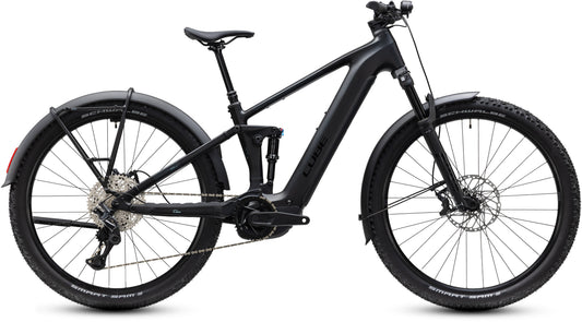 CUBE Stereo Hybrid ONE22 SLX 800 FE in silverdust'n'chrome, E-MTB mit Schutzblechen