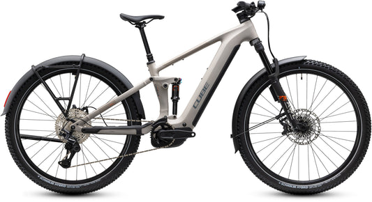 CUBE Stereo Hybrid ONE44 SLX 800 FE oatgrey'n'grey E-MTB Fully mit Schutzblechen