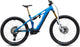 CUBE Stereo Hybrid ONE77 HPC AT 800 actionteam, blaues E-Mountainbike, Seitenansicht