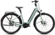 CUBE Supreme Hybrid Deluxe ONE 600 in aloegreen´n´reflex, City-E-Bike mit Gepäckträger