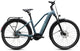 CUBE Touring Hybrid Deluxe SLX 800 in Greengranit und Green, E-Trekkingrad mit Gepäckträger