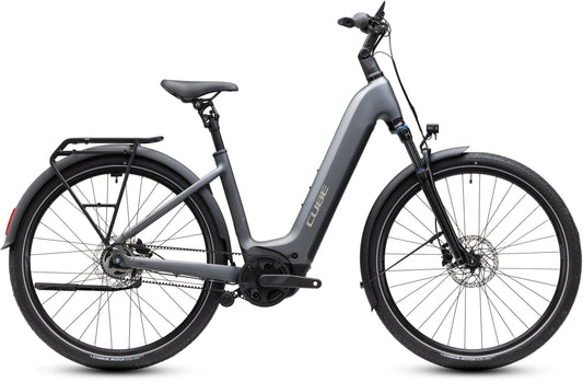 CUBE Touring Hybrid Deluxe SLX 800 slabgrey´n´chrome.