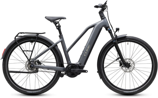 CUBE Touring Hybrid Deluxe SLX 800 slabgrey´n´chrome.